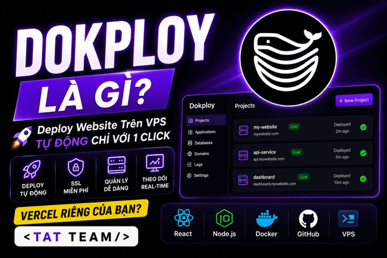 Dokploy Là Gì? Hướng Dẫn Triển Khai Website Tự Động Trên VPS Dành Cho Developer